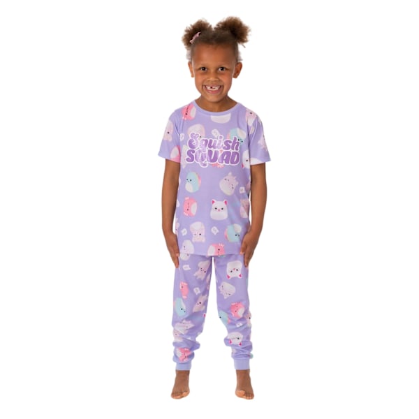 Squishmallows Pyjamas för barn 11-12 år Lila Purple 11-12 Years