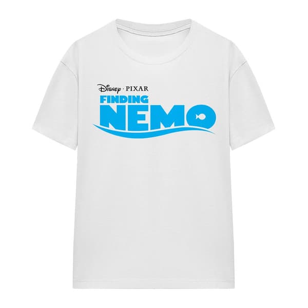 Hitta Nemo Dam/Kvinnor Logotyp T-Shirt S Vit White S