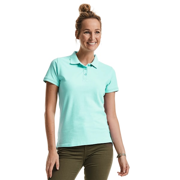 Russell Dam/Dam Pure Organic Polo 2XL Aqua Aqua 2XL