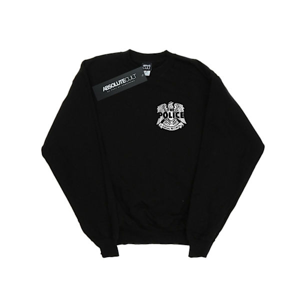 The Police Womens/Ladies Illegal Records Eagle Chest Sweatshirt Black L