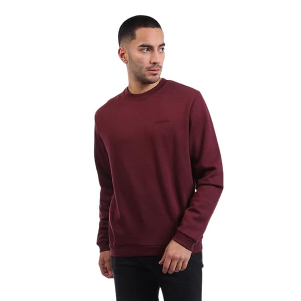 Lyle & Scott Herrtröja med borstad insida L Röd Red L