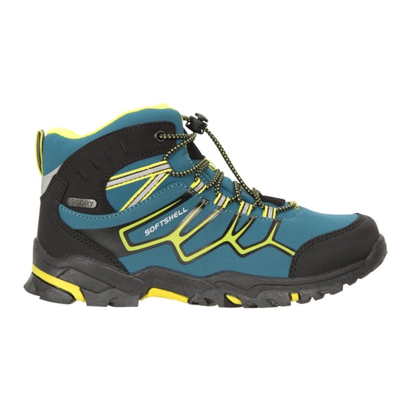 Mountain Warehouse Softshell Walking Boots för barn/barn 10 UK Dark Teal 10 UK Child