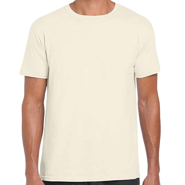 Gildan Herr Kortärmad Soft-Style T-Shirt XL Natur Natural XL