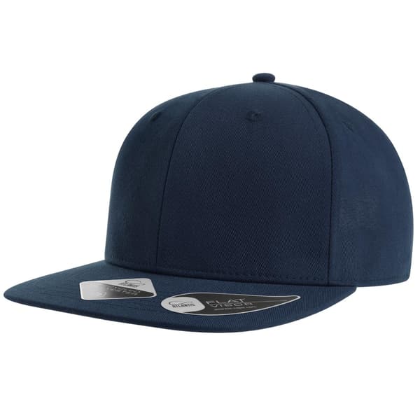 Atlantis Unisex Vuxen James 6 Panel Återvunnen Polyester Snapback Navy One Size