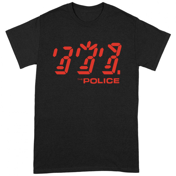 The Police Unisex Vuxen Icon T-shirt L Svart/Röd Black/Red L