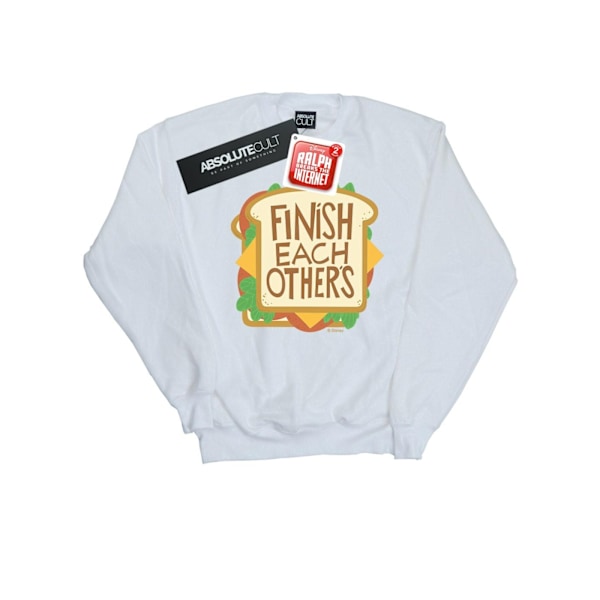 Disney Herr Wreck It Ralph Anna´s Tröja Sweatshirt M Vit White M