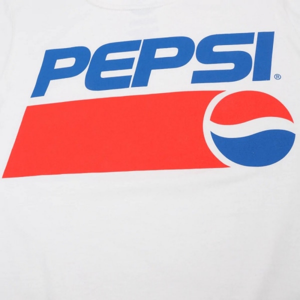 Pepsi T-shirt dam/dam 1991 L Vit/Blå/Röd White/Blue/Red L