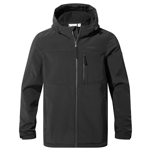 TOG24 Truro Softshell Jacka med huva för män M Svart Black M