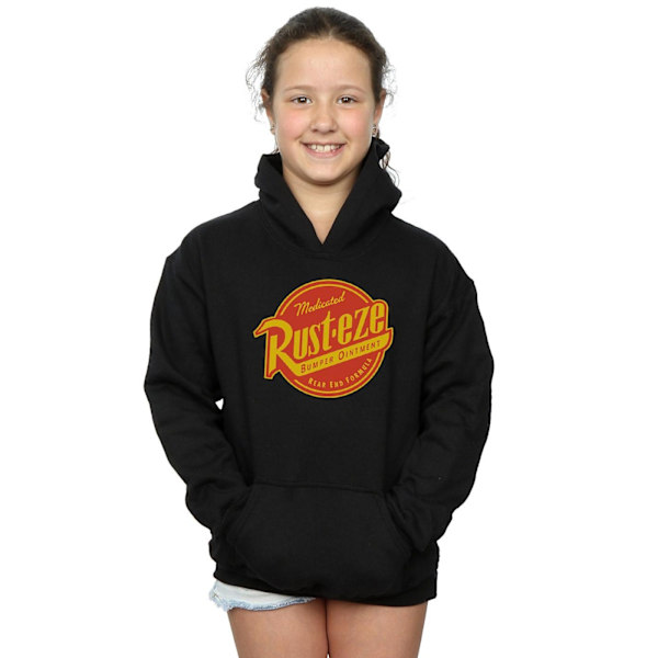 Disney Girls Cars Rust-Eze Logo Hoodie 5-6 år Svart Black 5-6 Years