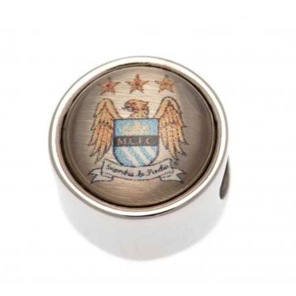 Manchester City FC Crest Charm One Size Silver Silver One Size