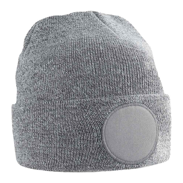 Beechfield Circular Patch Mössa En Storlek Heather Grey Heather Grey One Size