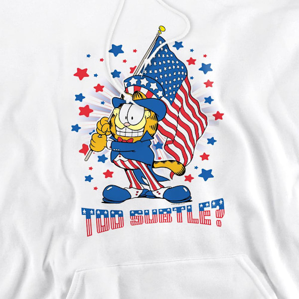Garfield Herr Subtil Huvtröja S Vit White S