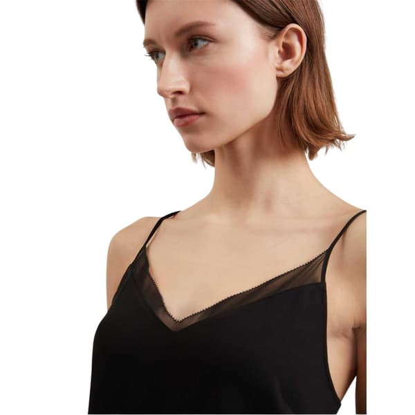 Ted Baker Dam Chiffon Lättviktslinne 8 UK Svart Black 8 UK