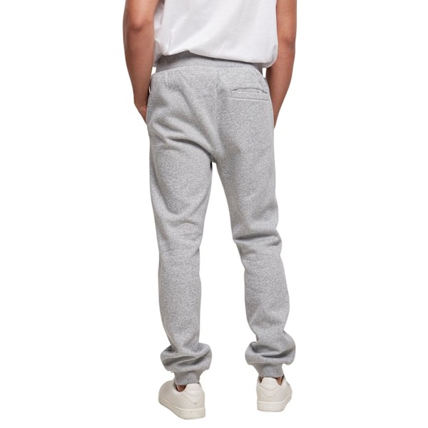 Bygg ditt varumärke Herr Basic Ekologiska Joggingbyxor 5XL Heather Heather Grey 5XL