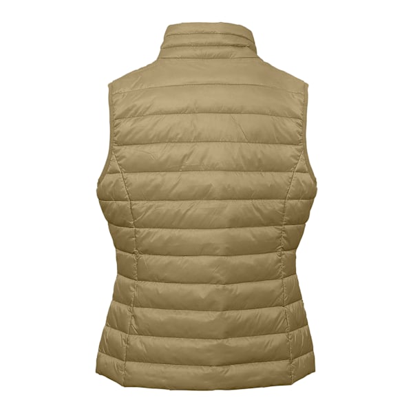 2786 Dam/Kvinnor Terrain Ärmlös Vadderad Väst XL Khaki Khaki XL