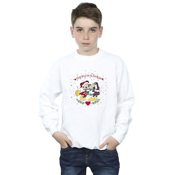 Disney Boys Mickey Mouse Mickey Minnie Jultröja 12- White 12-13 Years