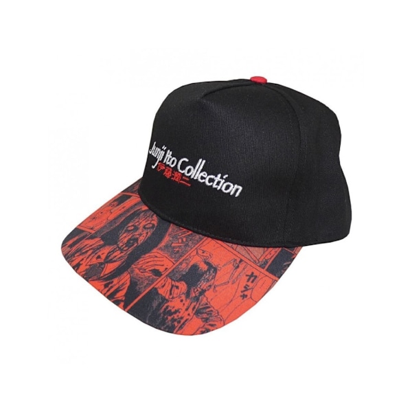 Junji-Ito tryckt basebollkeps One Size Svart Black One Size