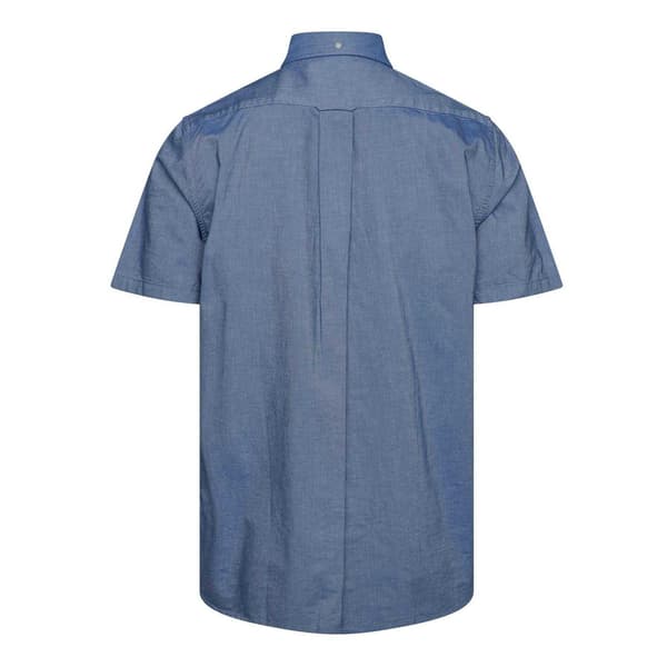 Gant Herr Oxford Regular Kortärmad Skjorta L Blå Blue L