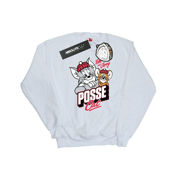 Tom And Jerry Dam/Damer Posse Katt Sweatshirt XL Vit White XL