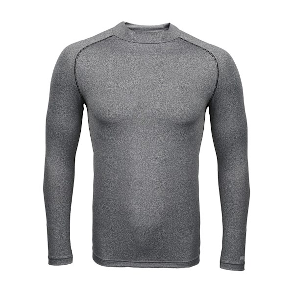 Rhino Herr Termiskt Underställ Långärmad Baslager Väst Topp 3X Heather Grey 3XL