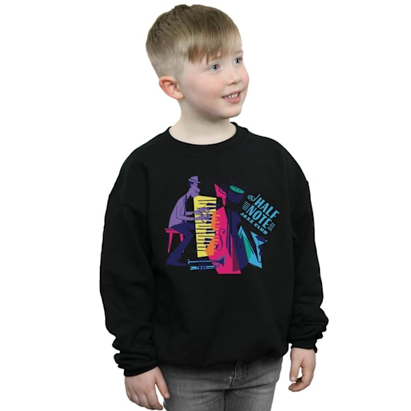 Disney Boys Soul Joe Gardner Jazz Club Sweatshirt 5-6 år Bla Black 5-6 Years
