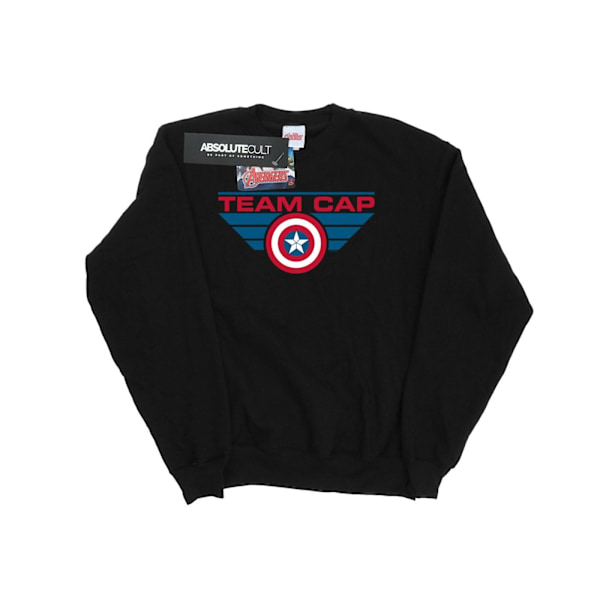 Marvel Boys Captain America Civil War Team Cap Sweatshirt 9-11 Black 9-11 Years