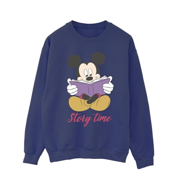 Disney Herr Mickey Mouse Story Time Sweatshirt XXL Marinblå Navy Blue XXL