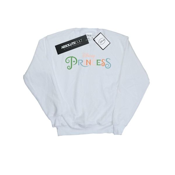 Disney Princess Damkläder/Dam Colour Logo Sweatshirt L Vit White L