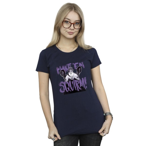 Disney Skurkar för kvinnor/damer Ursula Lila T-shirt i bomull L Na Navy Blue L