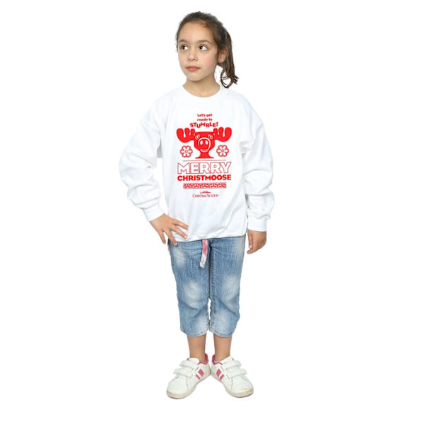 National Lampoon's Christmas Vacation Girls Merry Christmoose S White 5-6 Years