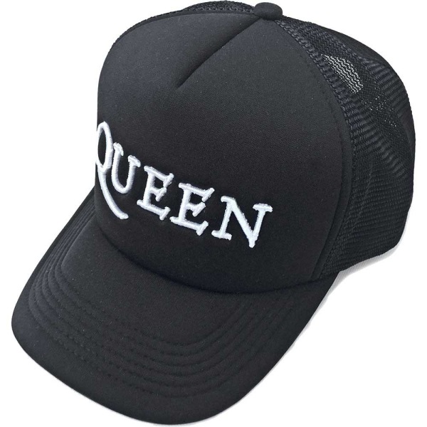 Queen Unisex Adult Logo Mesh Baksida Cap One Size Svart/W Black/White One Size