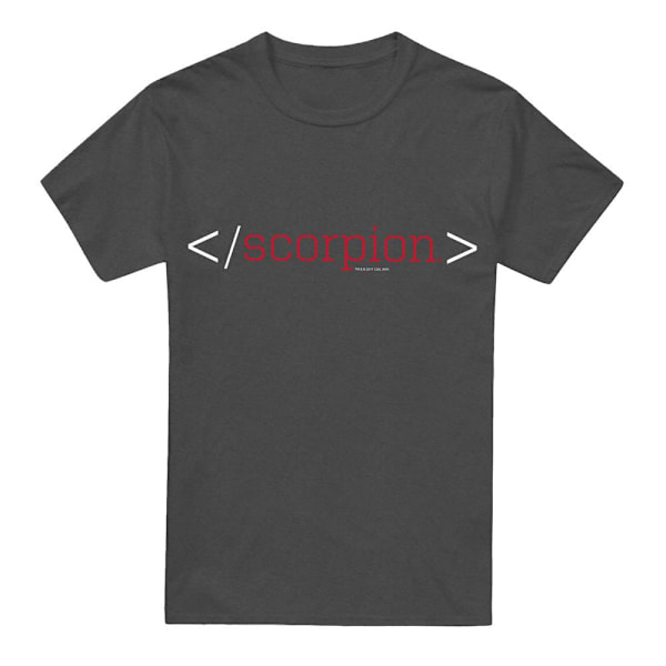 Scorpion Unisex Vuxen Logo T-Shirt M Kolgrå Charcoal M