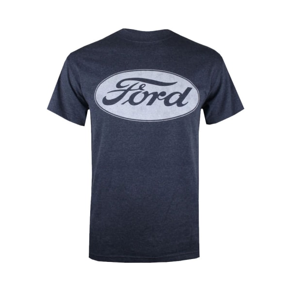 Ford Herr Logotyp Heather T-Shirt S Marinblå Navy S