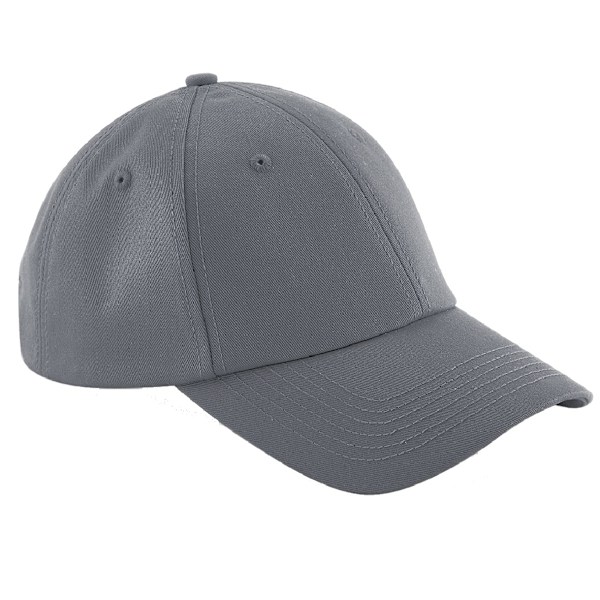 Beechfield Unisex Authentic 6 Panel Baseball Cap One Size Graph Graphite Grey One Size