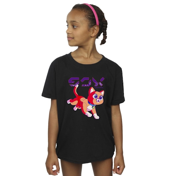 Disney Girls Lightyear Sox Digital Cute Bomull T-shirt 7-8 år Black 7-8 Years