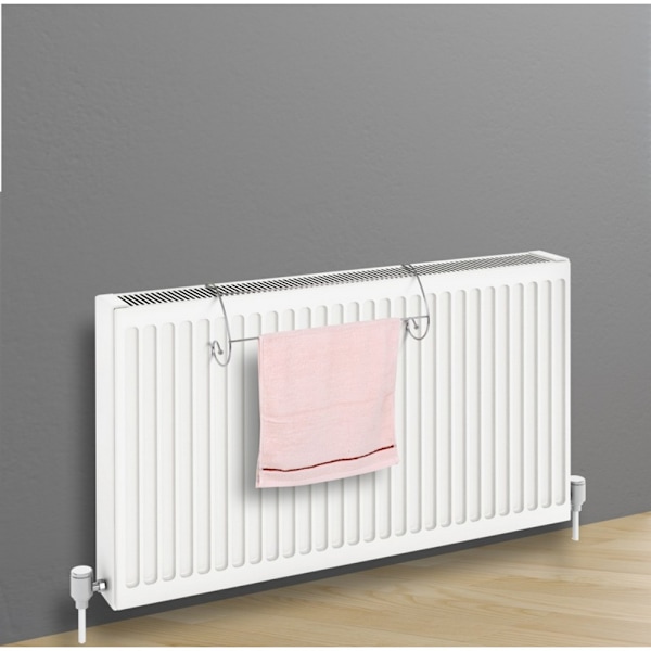SupaHome Krom Radiator Torkställning One Size Silver Silver One Size