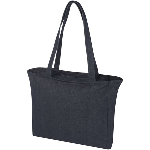 Weekender Recycled Tote Bag One Size Denim Denim One Size