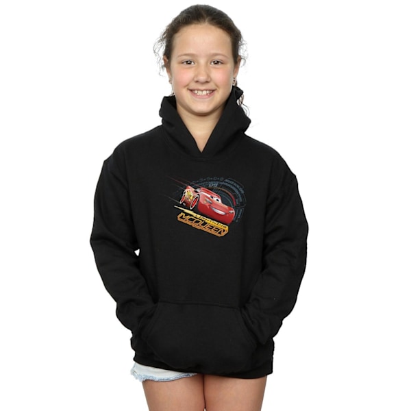 Disney Girls Cars Lightning McQueen Hoodie 9-11 år Svart Black 9-11 Years