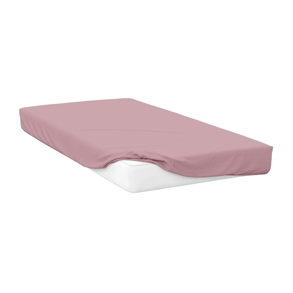 Belledorm Percale Extra Deep Fitted Sheet Double Blush Pink Blush Pink Double