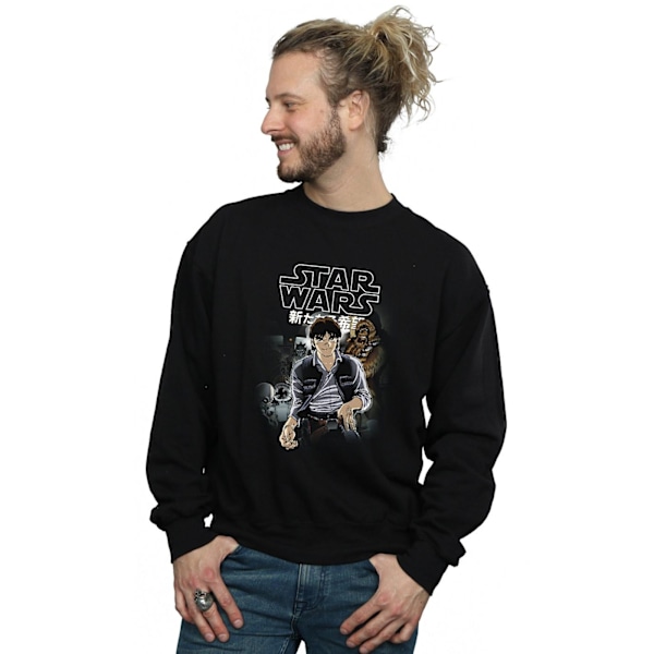 Star Wars Herr Anime Sweatshirt L Svart Black L