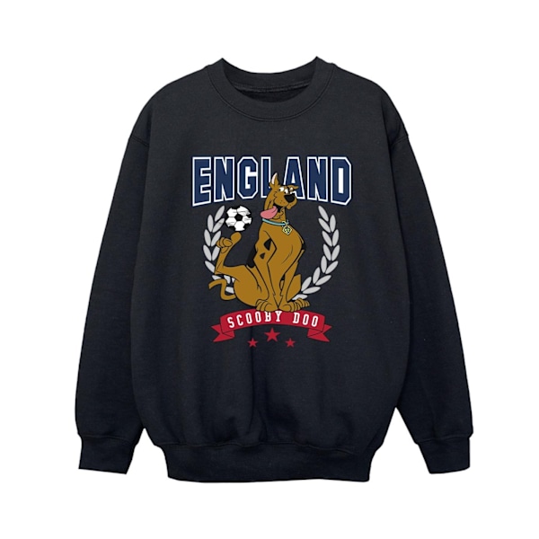 Scooby Doo Boys England Football Sweatshirt 12-13 år Svart Black 12-13 Years