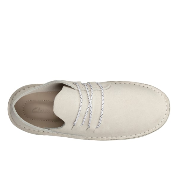 Clarks Dam/Dam Ursprung Leather Casual Shoes 6.5 UK White White 6.5 UK