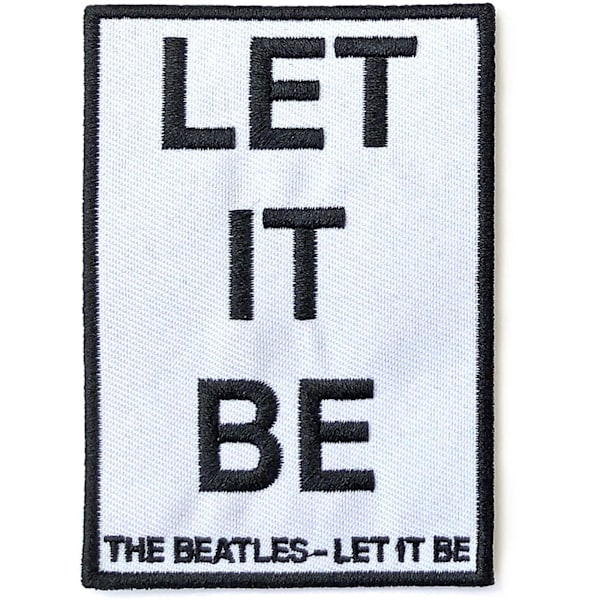 The Beatles Let It Be Patch One Size Light Blue Light Blue One Size