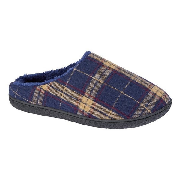 Zedzzz Herr Fabian Rutig Textile Tofflor 8 UK Navy Navy 8 UK