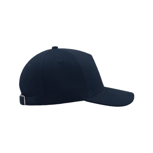 Atlantis Liberty Five Buckle Heavy Brush Cotton 5 Panel Cap One Navy One Size