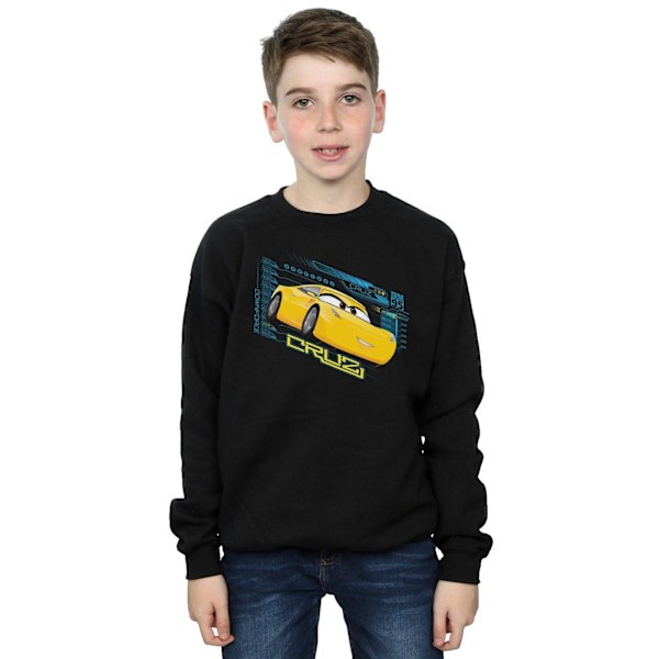 Disney Boys Cars Cruz Ramirez Sweatshirt 7-8 år Svart Black 7-8 Years