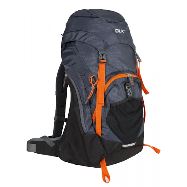 Trespass Twinpeak 45 Litre DLX Vandringsryggsäck/Ryggsäck En Storlek Flint One Size