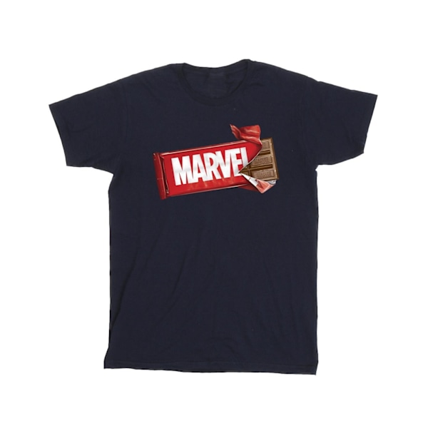 Marvel Universe Boys Marvel Choklad T-shirt 9-11 år Marinblå B Navy Blue 9-11 Years