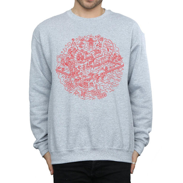Star Wars Jul Dödsstjärnan Sweatshirt XL Sports Grey Sports Grey XL