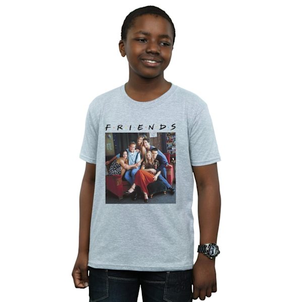 Friends Boys Group Photo Couch T-shirt 12-13 år Sports Grey Sports Grey 12-13 Years